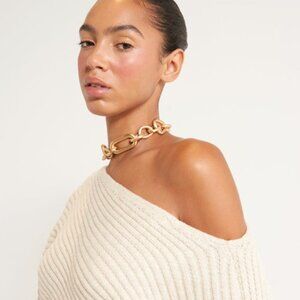 Cult Gaia Reyes Necklace - Brass / Brushed Gold-Tone